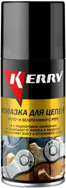 Kerry смазка для цепей мото- и велотехники с PTFE