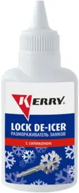Kerry Lock De-Icer размораживатель замков с силиконом во флаконе с дозатором