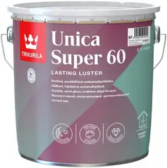 Тиккурила Unica Super 60 износостойкий полуглянцевый уретано-алкидный яхтный лак