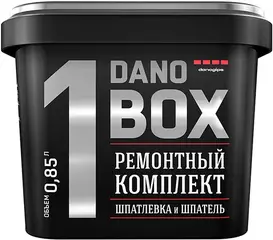 Danogips Dano Box 1 ремонтный комплект шпатлевка и шпатель