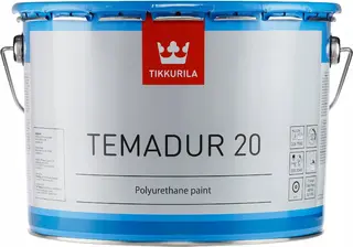 Тиккурила Temadur 20 двухкомпонентная полуматовая полиуретановая краска