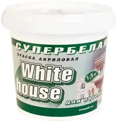 White House Супербелая краска акриловая для потолков