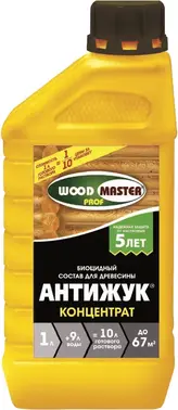 Woodmaster Prof Антижук биоцидный состав для древесины концентрат