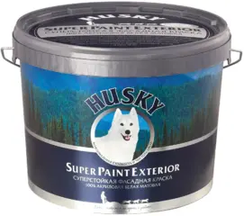 Хаски Super Paint Exterior суперстойкая фасадная краска 100% акриловая