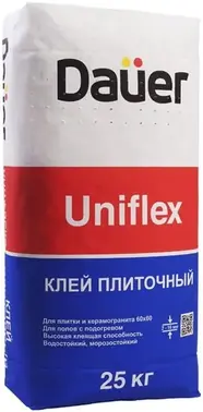 Dauer Uniflex клей плиточный для плитки и керамогранита