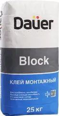 Dauer Block клей монтажный для газобетона, пенобетона