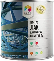 Лакокраска Lida ПФ-170 лак для покрытий по дереву и металлу