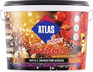 Атлас Lux Style однокомпонентная фуга с эффектом блеска
