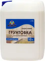 Латек Л 101 акриловая грунтовка для внутренних работ проникающая