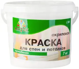 Латек Л 201 акриловая краска для стен и потолков