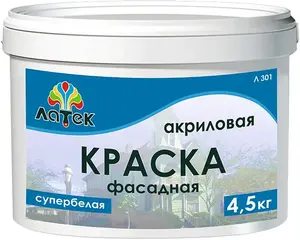 Латек Л 301 акриловая краска фасадная