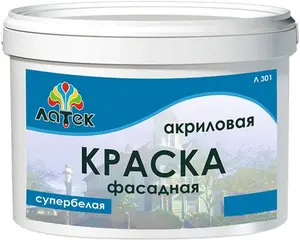 Латек Л 301 акриловая краска фасадная