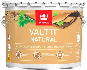 Тиккурила Valtti Natural ультрастойкая лазурь с прозрачным покрытием