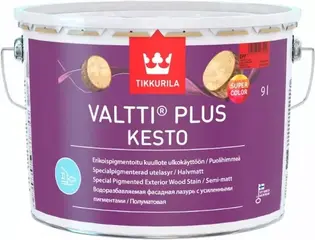 Тиккурила Valtti Plus Kesto водоразбавляемая фасадная лазурь полуматовая