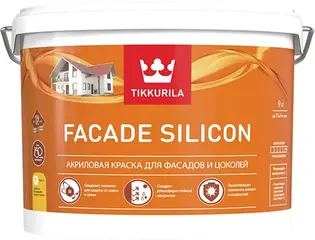 Тиккурила Facade Silicon акриловая краска для фасадов и цоколей