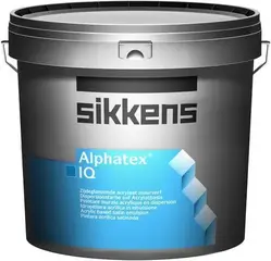 Sikkens Wood Coatings Alphatex IQ полуматовая акриловая краска для минеральных оснований