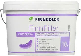 Финнколор Finnfiller шпатлевка универсальная для стен и потолков