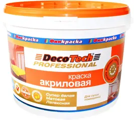 Decotech Professional краска акриловая латексная