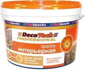 Decotech Professional краска интерьерная латексная