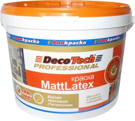 Decotech Professional Mattlatex краска акрилатная