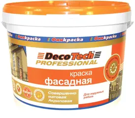 Decotech Professional краска фасадная акриловая