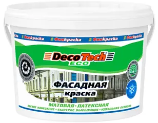 Decotech Eco краска фасадная латексная