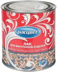 Расцвет лак для внутренней отделки экономичный алкидный