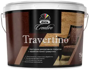 Dufa Creative Travertino фактурное декоративное покрытие с эффектом камня травертина