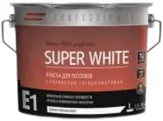 Parade Professional E1 Super White краска для потолков