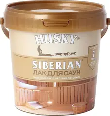 Хаски Siberian Лак для Саун защитный лак для стен и потолков
