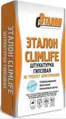 Эталон Climlife штукатурка гипсовая не требует шпатлевания