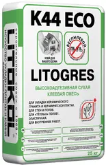 Литокол Litogres K44 Eco высокоадгезивная сухая клеевая смесь