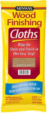 Minwax Wood Finishing Cloths салфетки с предварительной пропиткой