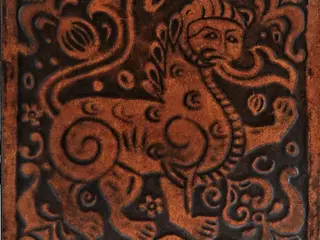 Сокол Родос коллекция RDS411 декор напольный кофейный матовый орнамент/фауна