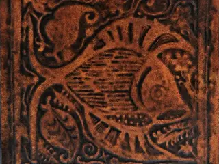 Сокол Родос коллекция RDS411 декор напольный кофейный матовый орнамент/рыбка