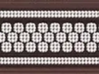 Нефрит-Керамика Эрмида коллекция Эрмида 05-01-1-56-03-15-1020-2 бордюр (400 мм) 50 мм (8 мм) коричневый глянцевый под текстиль/узор