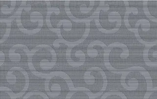 Нефрит-Керамика Эрмида коллекция Эрмида 04-01-1-09-03-06-1020-2 вставка (250*400 мм/8 мм) серая глянцевая под текстиль/узор