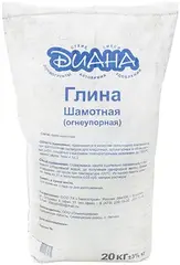 Диана глина шамотная огнеупорная