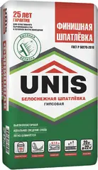 Юнис финишная шпатлевка белоснежная гипсовая