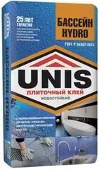 Юнис Бассейн Hydro плиточный клей водостойкий