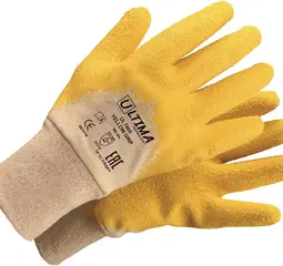 Ultima 600 Yellow Grip перчатки трикотажные