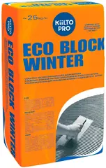 Kiilto Pro Eco Block Winter кладочно-клеевой раствор для блоков из ячеистого бетона