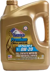 Abro Premium Full Synthetic SAE 0W-20 масло моторное синтетическое