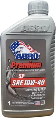 Abro Premium Synthetic Blend SAE 10W-40 масло моторное полусинтетическое
