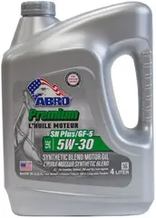 Abro Premium Synthetic Blend SAE 5W-30 масло моторное полусинтетическое