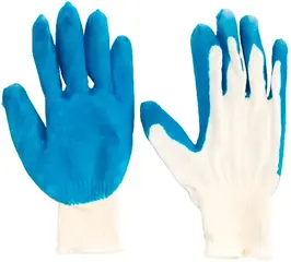 перчатки х/б обливная ладонь