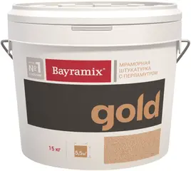 Bayramix Mineral Gold мраморная штукатурка с эффектом перламутра