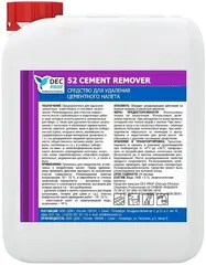 DEC Prof 52 Cement Remover средство для удаления цементного налета