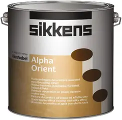Sikkens Wood Coatings Alpha Orient декоративная краска для стен с эффектом шелка