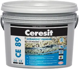 Ceresit CE 89 Ultraepoxy Premium эпоксидная затирка для швов двухкомпонентная